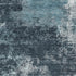 5' X 8' Teal And Aqua Abstract Washable Area Rug With UV Protection