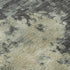 8' Gray And Beige Abstract Washable Round Rug With UV Protection
