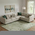 8' X 10' Sage And Beige Abstract Washable Area Rug With UV Protection