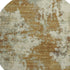 8' Terra Cotta And Beige Abstract Washable Round Rug With UV Protection