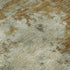 8' Terra Cotta And Beige Abstract Washable Round Rug With UV Protection