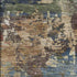 5' X 8' Blue And Beige Abstract Washable Area Rug With UV Protection