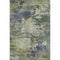 5' X 8' Purple And Beige Abstract Washable Area Rug With UV Protection