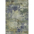 9' X 12' Purple And Beige Abstract Washable Area Rug With UV Protection
