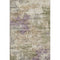 8' X 10' Beige And Purple Abstract Washable Area Rug With UV Protection