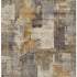 5' X 8' Brown And Beige Abstract Washable Area Rug With UV Protection