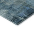 8' X 10' Blue And Denim Blue Abstract Washable Area Rug With UV Protection