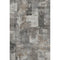 8' X 10' Pewter And Gray Abstract Washable Area Rug With UV Protection