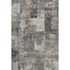 8' X 10' Pewter And Gray Abstract Washable Area Rug With UV Protection