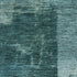 8' X 10' Teal And Aqua Abstract Washable Area Rug With UV Protection