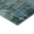 8' X 10' Teal And Aqua Abstract Washable Area Rug With UV Protection