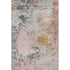 8' X 10' Pink And Copper Abstract Washable Area Rug With UV Protection
