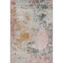 8' X 10' Pink And Copper Abstract Washable Area Rug With UV Protection