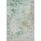5' X 8' Light Taupe And Teal Abstract Washable Area Rug With UV Protection