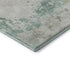 5' X 8' Light Taupe And Teal Abstract Washable Area Rug With UV Protection