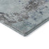 8' X 10' Turquoise And Gray Abstract Washable Area Rug With UV Protection