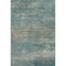 8' X 10' Aqua And Beige Abstract Washable Area Rug With UV Protection
