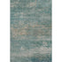 8' X 10' Aqua And Beige Abstract Washable Area Rug With UV Protection