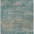 8' X 10' Aqua And Beige Abstract Washable Area Rug With UV Protection