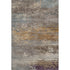 5' X 8' Brown And Gray Abstract Washable Area Rug With UV Protection