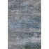 5' X 8' Pewter And Charcoal Abstract Washable Area Rug With UV Protection