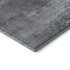 5' X 8' Pewter And Charcoal Abstract Washable Area Rug With UV Protection