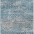 8' X 10' Sky Blue And Gray Abstract Washable Area Rug With UV Protection
