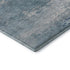8' X 10' Sky Blue And Gray Abstract Washable Area Rug With UV Protection