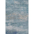 8' X 10' Sky Blue And Gray Abstract Washable Area Rug With UV Protection