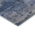 5' X 8' Navy Blue And Denim Blue Abstract Washable Area Rug With UV Protection