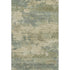 5' X 8' Pale Aqua And Beige Abstract Washable Area Rug With UV Protection