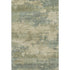 5' X 8' Pale Aqua And Beige Abstract Washable Area Rug With UV Protection