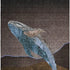 9' X 12' Brown And Blue Nautical Washable Area Rug With UV Protection