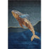 5' X 8' Blue And Brown Nautical Washable Area Rug With UV Protection