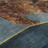 5' X 8' Blue And Brown Nautical Washable Area Rug With UV Protection