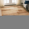 9' X 12' Rust And Ivory Striped Washable Area Rug With UV Protection
