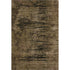 5' X 8' Brown And Charcoal Floral Washable Area Rug With UV Protection