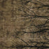 5' X 8' Brown And Charcoal Floral Washable Area Rug With UV Protection