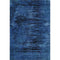5' X 8' Blue And Charcoal Floral Washable Area Rug With UV Protection