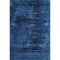 8' X 10' Blue And Charcoal Floral Washable Area Rug With UV Protection