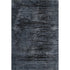 5' X 8' Charcoal And Gray Floral Washable Area Rug With UV Protection