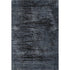 5' X 8' Charcoal And Gray Floral Washable Area Rug With UV Protection