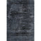 8' X 10' Charcoal And Gray Floral Washable Area Rug With UV Protection