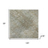 8' X 10' Beige And Gray Abstract Washable Area Rug With UV Protection