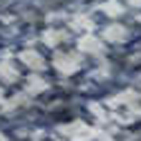 5' X 8' Blue And Ivory Abstract Washable Area Rug With UV Protection