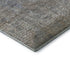 8' Taupe And Khaki Abstract Washable Round Rug With UV Protection
