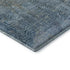 5' X 8' Blue And Gray Abstract Washable Area Rug With UV Protection