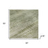 5' X 8' Sage And Beige Abstract Washable Area Rug With UV Protection