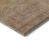 5' X 8' Coral And Taupe Abstract Washable Area Rug With UV Protection