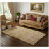 5' X 8' Coral And Taupe Abstract Washable Area Rug With UV Protection
